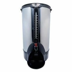 Hot Sale 😍 Coffee Makers Machines Brewers Coffee Pro® 100 Cup Plastic Handle Percolating Coffee Urn, 13 1/2"(Dia) X 23"(H), Stainless Steel (CP100) 🎉