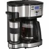 Cheapest 👍 Coffee Makers Machines Brewers Hamilton Beach The Scoop 2-Way Brewer 12-Cups Single Serve Coffee Maker, Black (49980Z) 😉