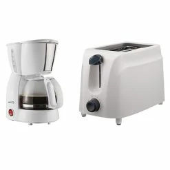 Cheap 👍 Coffee Makers Brentwood Appliances Kit:btw Cff Mkr & Tstr Wh(843631123430) 🌟