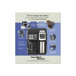 Top 10 🔔 Coffee Makers Machines Brewers Hamilton Beach FlexBrew 12 Cups Automatic Coffee Maker, Black (49976) 🔔 -Coffee Makers Sales unnamed file 145