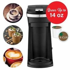 Best Sale 😉 Coffee Makers Machines Brewers Brentwood Single-Serve Coffee Maker With Reusable Filter Basket For K-Cup Pods & Ground Coffee, Black (TS-1101BK) ✨ -Coffee Makers Sales unnamed file 157