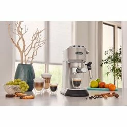 Promo 🥰 Espresso Machines DeLonghi Dedica Deluxe 15-Bar Pump Espresso Machine With Rapid Cappuccino System In Stainless Steel (EC685M) 🔥 -Coffee Makers Sales unnamed file 168
