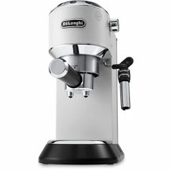 Budget 🎉 Espresso/Cappuccino Machines DeLonghi Dedica Deluxe (EC685W) 15-Bar Pump Espresso Machine With Rapid Cappuccino System, White 😀