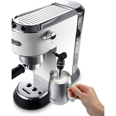 Budget ๐ Espresso/Cappuccino Machines DeLonghi Dedica Deluxe (EC685W) 15-Bar Pump Espresso Machine With Rapid Cappuccino System, White ๐ 4 Budget ๐ Espresso/Cappuccino Machines DeLonghi Dedica Deluxe (EC685W) 15-Bar Pump Espresso Machine With Rapid Cappuccino System, White ๐ - Image 4
