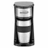 Flash Sale 😀 Coffee Makers Machines Brewers Brentwood Portable Single-Serve Coffee Maker With 14-Oz. Travel Mug, Black (TS-113BK) 😍