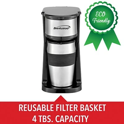Flash Sale ๐ Coffee Makers Machines Brewers Brentwood Portable Single-Serve Coffee Maker With 14-Oz. Travel Mug, Black (TS-113BK) ๐ 4 Flash Sale ๐ Coffee Makers Machines Brewers Brentwood Portable Single-Serve Coffee Maker With 14-Oz. Travel Mug, Black (TS-113BK) ๐ - Image 4