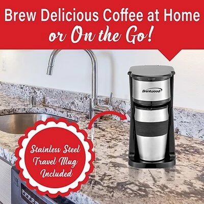 Flash Sale ๐ Coffee Makers Machines Brewers Brentwood Portable Single-Serve Coffee Maker With 14-Oz. Travel Mug, Black (TS-113BK) ๐ 7 Flash Sale ๐ Coffee Makers Machines Brewers Brentwood Portable Single-Serve Coffee Maker With 14-Oz. Travel Mug, Black (TS-113BK) ๐ - Image 7