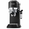 Hot Sale 🤩 Espresso Machines DeLonghi Dedica Deluxe (EC685BK) 15-Bar Pump Espresso Machine With Rapid Cappuccino System, Black ⌛