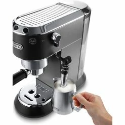 Hot Sale 🤩 Espresso Machines DeLonghi Dedica Deluxe (EC685BK) 15-Bar Pump Espresso Machine With Rapid Cappuccino System, Black ⌛ -Coffee Makers Sales unnamed file 263