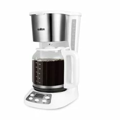 Best Pirce 💯 Coffee Makers & Espresso Machines Salton Jumbo Java 14-Cups Automatic Drip Coffee Maker, White (FC1667WH) ✨