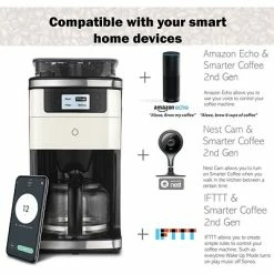 Best Sale 😉 Coffee Makers & Espresso Machines Smarter 12-Cup Automatic Coffee Maker, Assorted Colors (SMARTCOFF.1) 😉 -Coffee Makers Sales unnamed file 303