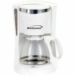 Promo ๐ Coffee Makers Machines Brewers Brentwoodยฎ 900 W 12-Cup Coffee Maker; White ๐