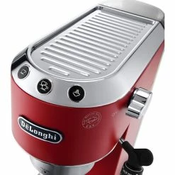 Best Pirce 👍 Espresso Machines DeLonghi Dedica Deluxe (EC685R) 15-Bar Pump Espresso Machine With Rapid Cappuccino System, Red ❤️ -Coffee Makers Sales unnamed file 314