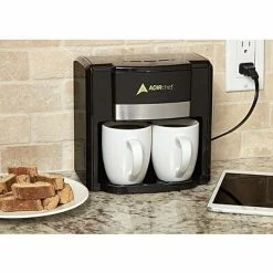 New 👏 Espresso Machines AdirChef BFF 2 Person/Cup Coffee Maker & Mugs (800-02-BLK) 🧨 -Coffee Makers Sales unnamed file 322