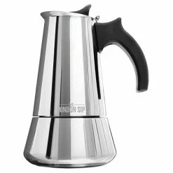 Flash Sale 🔔 Coffee Makers Machines Brewers THE LONDON SIP 6-Cups Induction Stovetop Espresso Maker, Silver (EM6S) 😍 -Coffee Makers Sales unnamed file 340