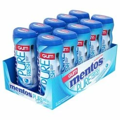 Promo 😀 Gum & Mints Mentos Pure Fresh Sugar Free Gum, Mint, 10/Box (VAM1463620) ❤️