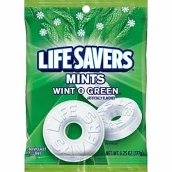 Deals 👍 LifeSavers Gum & Mints Life Savers Wint O Green Mints 🍬 Candy Bag, 6.25 Oz (NFG885041) 😍