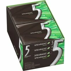 Discount 🌟 Gum & Mints 5 Gum Sugar Free Gum, Spearmint Rain, 10/Box (WMW51404) ✨