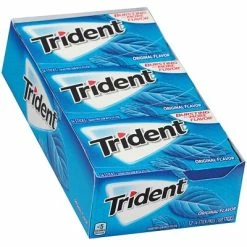 Wholesale 💯 Gum & Mints Trident Original Gum, 14 Pieces/Pack, 12/Box (MOZ01108) 🥰