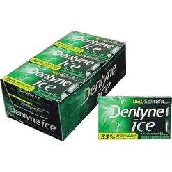 Promo 👍 Gum & Mints Dentyne Ice Sugar Free Gum, Spearmint, 9/Box (31500) ⭐