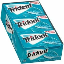 Promo ✨ Gum & Mints Trident Sugar Free Wintergreen Gum, 16 Oz., 14 Pieces/Pack, 12/Pack (304-00058) 🤩