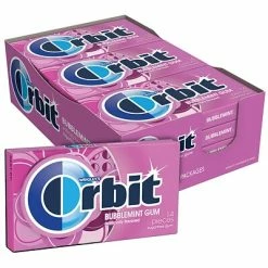 Coupon ๐ Gum & Mints Orbit Sugar Free Gum, Bubblemint, 12/Box (WMW21489) ๐งจ