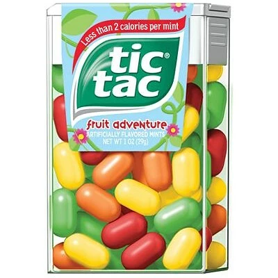 Best deal ⭐ Gum & Mints Tic Tac Fruit Adventure Mints, 2 Oz., 60 Pieces/Pack, 12/Box (241-00014) 🌟 1 Best deal ⭐ Gum & Mints Tic Tac Fruit Adventure Mints, 2 Oz., 60 Pieces/Pack, 12/Box (241-00014) 🌟