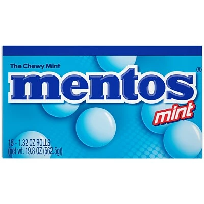 Cheapest 😉 Gum & Mints Mentos® Chewy Mint Tablets, 15 Packs/Box 😉 3 Cheapest 😉 Gum & Mints Mentos® Chewy Mint Tablets, 15 Packs/Box 😉 - Image 3