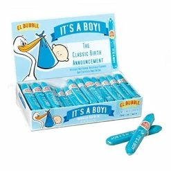 Wholesale 👏 Gum & Mints El Bubble It's A Boy Small Bubble Gum Cigar, 0.7 Oz., 36 Cigars/Box (209-00262) 😀