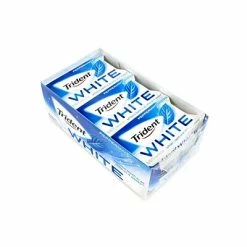 Flash Sale 👏 Gum & Mints Trident White Sugar Free Peppermint Gum, 16 Pieces/Pack, 9/Pack (209-02451) ⭐