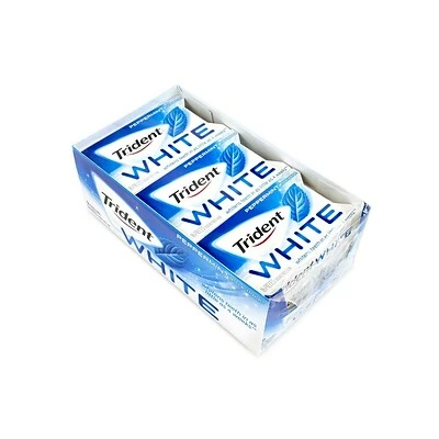Flash Sale ๐ Gum & Mints Trident White Sugar Free Peppermint Gum, 16 Pieces/Pack, 9/Pack (209-02451) โญ 1 Flash Sale ๐ Gum & Mints Trident White Sugar Free Peppermint Gum, 16 Pieces/Pack, 9/Pack (209-02451) โญ