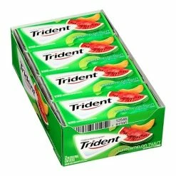 Discount ๐ Gum & Mints Trident Sugar Free Watermelon Twist Gum, 14 Pieces/Pack, 12/Pack (209-02518) โ