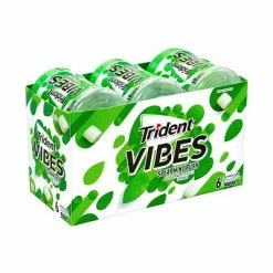Brand new ๐ Gum & Mints Trident Vibes Sugar Free Spearmint Rush Gum, 16 Oz., 40 Pieces/Pack, 6/Pack (304-00082) ๐ฏ