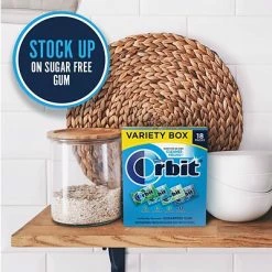 Outlet 🎉 Gum & Mints Orbit Variety Box Sugar Free Gum, Assorted Flavors, 12.8 Oz., 252 Pieces/Pack, 18/Pack (220-00568) 🤩 -Coffee Makers Sales unnamed file 546