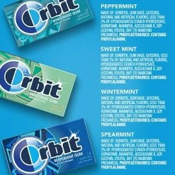 Outlet 🎉 Gum & Mints Orbit Variety Box Sugar Free Gum, Assorted Flavors, 12.8 Oz., 252 Pieces/Pack, 18/Pack (220-00568) 🤩 -Coffee Makers Sales unnamed file 548