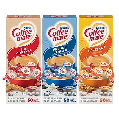 Wholesale ๐ Creamers Nestle Variety Pack Original/French Vanilla/Hazelnut Liquid Creamer, 0.38 Oz., 150/Carton (NES46193) ๐ฏ 1 Wholesale ๐ Creamers Nestle Variety Pack Original/French Vanilla/Hazelnut Liquid Creamer, 0.38 Oz., 150/Carton (NES46193) ๐ฏ