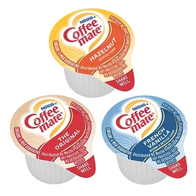 Wholesale ๐ Creamers Nestle Variety Pack Original/French Vanilla/Hazelnut Liquid Creamer, 0.38 Oz., 150/Carton (NES46193) ๐ฏ 2 Wholesale ๐ Creamers Nestle Variety Pack Original/French Vanilla/Hazelnut Liquid Creamer, 0.38 Oz., 150/Carton (NES46193) ๐ฏ - Image 2