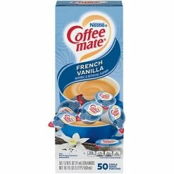Wholesale 🎁 Creamers Coffee Mate French Vanilla Liquid Creamer, 0.38 Oz., 50/Box (35170) ⌛