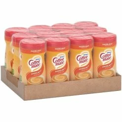 Hot Sale 🧨 Coffee Mate Creamers Nestle® Coffee-mate® Coffee Creamer, Hazelnut, 15 Oz Powder Creamer, 12/Carton 🎁