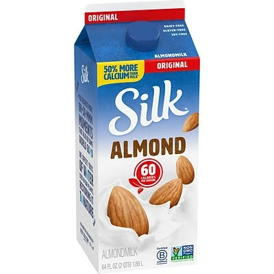 Coupon ❤️ Silk Pure Original Extended Shelf Life Almond Milk, 64 Oz, 3 Pack (307-00352) 🥰 3 Coupon ❤️ Silk Pure Original Extended Shelf Life Almond Milk, 64 Oz, 3 Pack (307-00352) 🥰 - Image 3