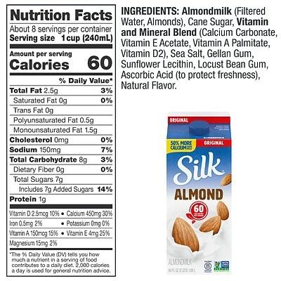 Coupon ❤️ Silk Pure Original Extended Shelf Life Almond Milk, 64 Oz, 3 Pack (307-00352) 🥰 7 Coupon ❤️ Silk Pure Original Extended Shelf Life Almond Milk, 64 Oz, 3 Pack (307-00352) 🥰 - Image 7