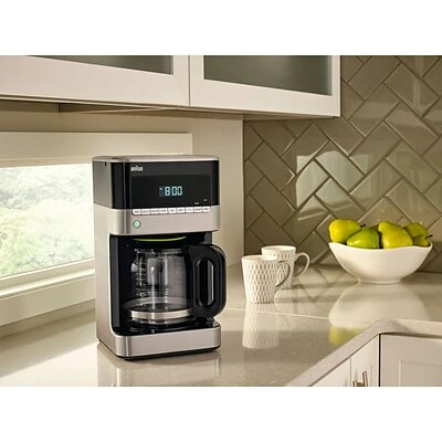 Best Sale 💯 Coffee Makers Machines Brewers BRAUN BrewSense 12 Cups Automatic Drip Coffee Maker, Stainless/Black (KF7150BK) ❤️ 3 Best Sale 💯 Coffee Makers Machines Brewers BRAUN BrewSense 12 Cups Automatic Drip Coffee Maker, Stainless/Black (KF7150BK) ❤️ - Image 3