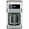 Wholesale 🎁 Coffee Makers Machines Brewers BRAUN BrewSense 12 Cups Automatic Drip Coffee Maker, White (KF6050 WH) 👍