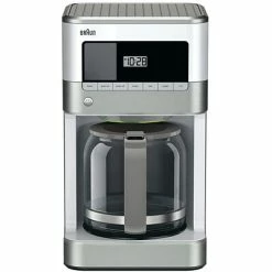 Wholesale 🎁 Coffee Makers Machines Brewers BRAUN BrewSense 12 Cups Automatic Drip Coffee Maker, White (KF6050 WH) 👍