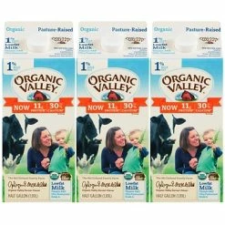 Best Sale ๐ฏ Organic Valley 1% Milk, 64 Oz., 3/Pack (307-00349) ๐
