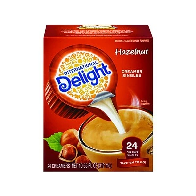 Coupon ๐ Creamers International Delight Hazelnut Dairy Free Liquid Creamer, 0.44 Oz., 24/Box (WWI100680) ๐ 1 Coupon ๐ Creamers International Delight Hazelnut Dairy Free Liquid Creamer, 0.44 Oz., 24/Box (WWI100680) ๐