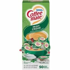 Flash Sale ✨ Coffee Mate Creamers Coffee-mate Irish Creme Liquid Creamer, 0.37 Oz., 50/Box (35112) 🔔