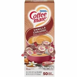 Coffee Makers Sales 24 Coupon ❤️ Creamers Coffee Mate Vanilla Caramel Liquid Creamer, 0.38 Oz., 50/Box (79129) 😀