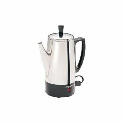 Hot Sale 🔔 Coffee Makers & Espresso Machines Presto 6 Cups Automatic Coffee Maker, Stainless Steel (02822) ⌛